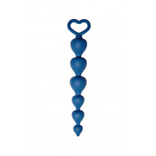 Анальная цепочка LeFrivole Heart Ray Blue