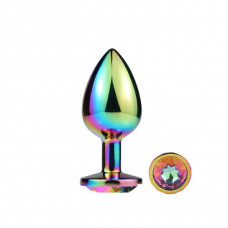 Металева анальна пробка MAI Attraction Toys №74 RAINBOW