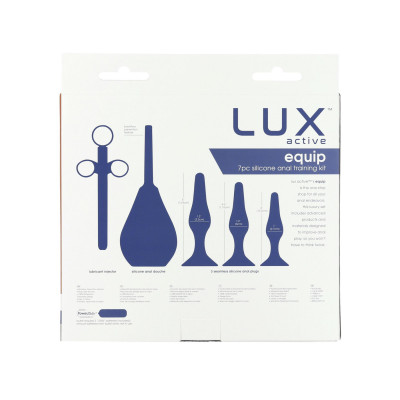 Набір анальних іграшок для новачків Lux Active – Equip – Silicone Anal Training Kit, 7 pcs Набір анальних іграшок для новачків Lux Active – Equip – Silicone Anal Training Kit, 7 pcs
