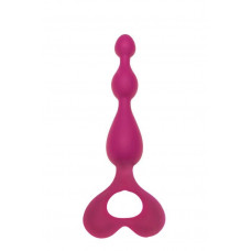 Анальний ланцюжок Alive Arrow Pink, силікон, макс. діаметр 3 см