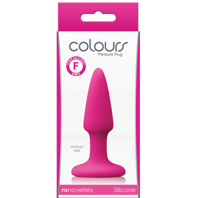 Анальная пробка COLOURS PLEASURES MINI PLUG PINK
