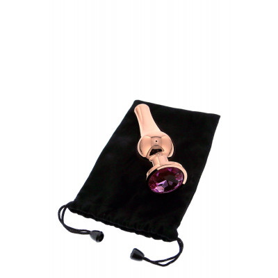 DT21828 Анальная пробка конической формы Dream Toys GLEAMING LOVE ROSE GOLD PLEASURE PLUG L DT21828 Анальная пробка конической формы Dream Toys GLEAMING LOVE ROSE GOLD PLEASURE PLUG L