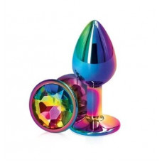 Анальная пробка Metal Colorful, S