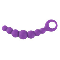 Анальный стимулятор Alive Bubble Chain, силикон, макс. диаметр 3см