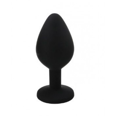 Анальная Black Silicone Heart Diamond, M Анальная Black Silicone Heart Diamond, M