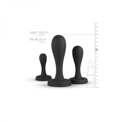 Набор анальных пробок BUTTR Butt Kickers Butt Plug Training Set Набор анальных пробок BUTTR Butt Kickers Butt Plug Training Set