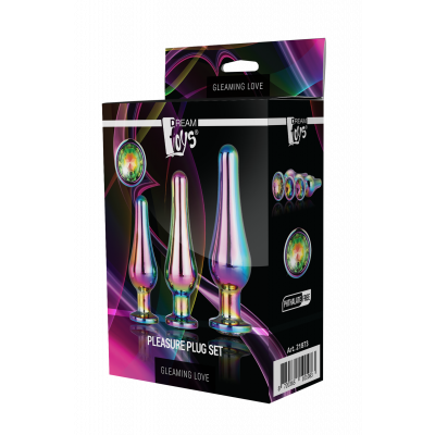 DT21873 Набор анальных пробок конической формы Dream Toys GLEAMING LOVE PLEASURE SET MULTICOLOUR DT21873 Набор анальных пробок конической формы Dream Toys GLEAMING LOVE PLEASURE SET MULTICOLOUR