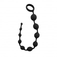 CH63362 Анальная цепочка силикон Chisa 12'' Black Mont Playful Beads
