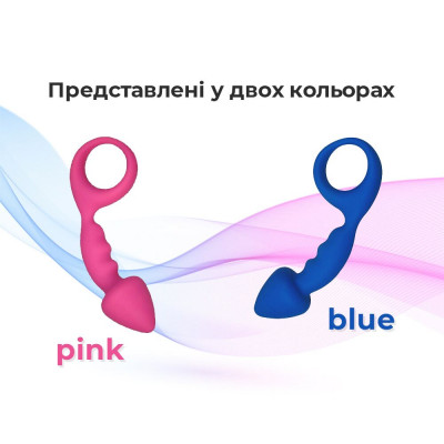 Анальна пробка Adrien Lastic Budy Blue із стимулюючою ніжкою, макс. діаметр 2,5 см Анальна пробка Adrien Lastic Budy Blue із стимулюючою ніжкою, макс. діаметр 2,5 см