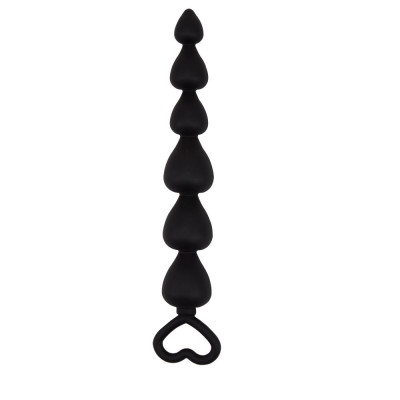 Анальная елочка сердечки Chisa Elite Lover's Beads 17см /2,5см Анальная елочка сердечки Chisa Elite Lover's Beads 17см /2,5см