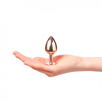 Металлическая анальная пробка с украшением в виде кристалла Dorcel - Diamond Plug S Металлическая анальная пробка с украшением в виде кристалла Dorcel - Diamond Plug S