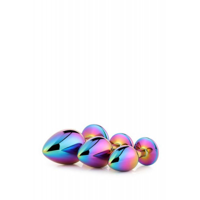 Набор радужных анальных пробок GLEAMING LOVE MULTICOLOUR PLUG SET Набор радужных анальных пробок GLEAMING LOVE MULTICOLOUR PLUG SET