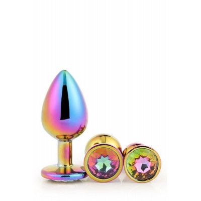 Набор радужных анальных пробок GLEAMING LOVE MULTICOLOUR PLUG SET Набор радужных анальных пробок GLEAMING LOVE MULTICOLOUR PLUG SET