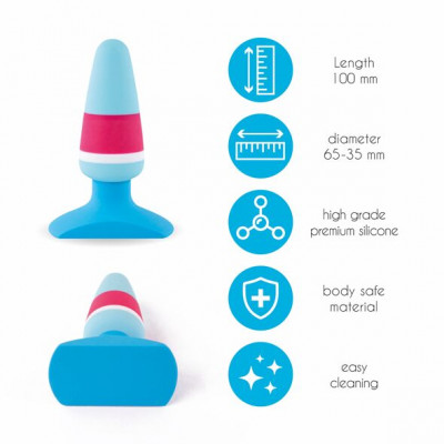Анальна пробка FeelzToys - Plugz Butt Plug Colors Nr. 1 Анальна пробка FeelzToys - Plugz Butt Plug Colors Nr. 1