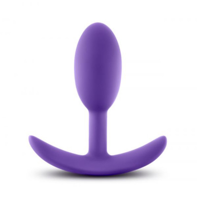 Анальная пробка с уникальным стимулирующим дизайном LUXE WEARABLE VIBRA SLIM PLUG SMALL