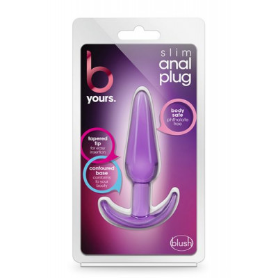 T331510 Анальный плаг B YOURS SLIM ANAL PLUG PURPLE