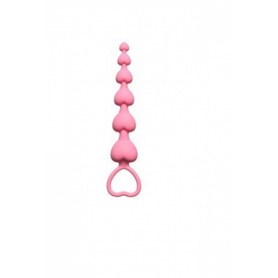 Анальная цепочка сердечки Heart Booty Beads Chisa