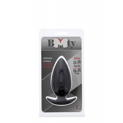 Анальная пробка BOOTYFUL MEDIUM 3.8INCH. BLACK