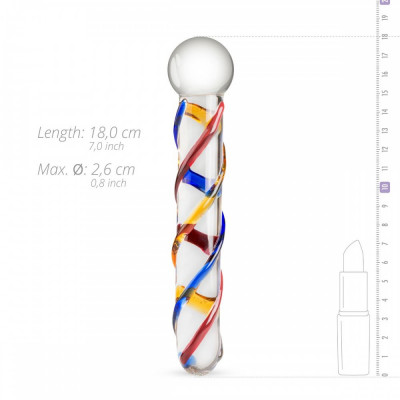 Фалоиммитатор стекло Glass Dildo No.10