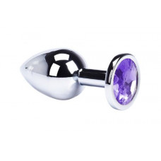 Анальная пробка Metal Ligth Violet, S