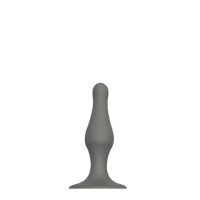 Анальный плаг GREY PLUG WITH SUCTION CUP