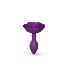 Силіконова анальна пробка Love To Love OPEN ROSES S SIZE - PURPLE RAIN