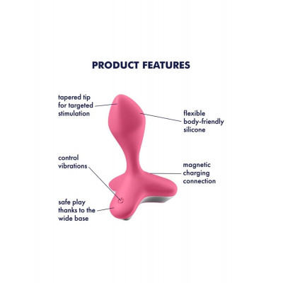 Анальна пробка з вібрацією Satisfyer Game Changer Pink Анальна пробка з вібрацією Satisfyer Game Changer Pink