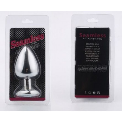 Анальная пробка Silver Metal Diamond, M Анальная пробка Silver Metal Diamond, M