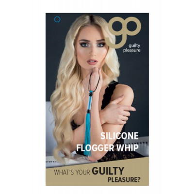 Флогер GP SILICONE FLOGGER WHIP BLUE