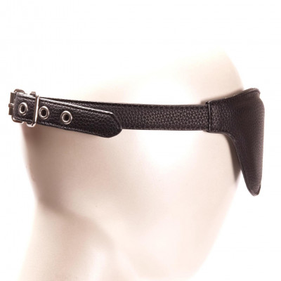 Маска на очі Pornhub Faux Leather Mask екошкіра, чорна, дуже комфортна Маска на очі Pornhub Faux Leather Mask екошкіра, чорна, дуже комфортна