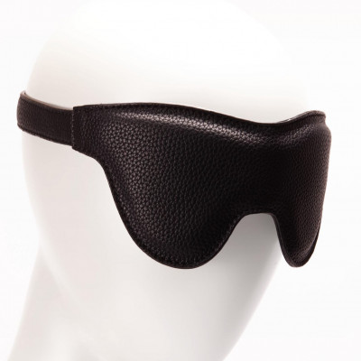 Маска на очі Pornhub Faux Leather Mask екошкіра, чорна, дуже комфортна Маска на очі Pornhub Faux Leather Mask екошкіра, чорна, дуже комфортна