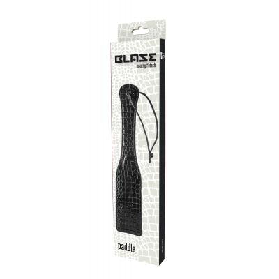 Шлепалка BLAZE LUXURY PADDLE CROCO BLACK Шлепалка BLAZE LUXURY PADDLE CROCO BLACK