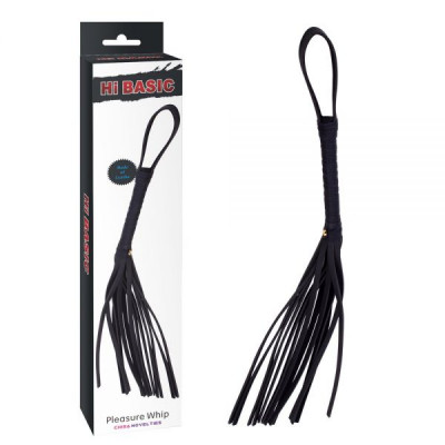 CH59063 Плетка черная 72 см 13 хвослов Hi-basic Chisa