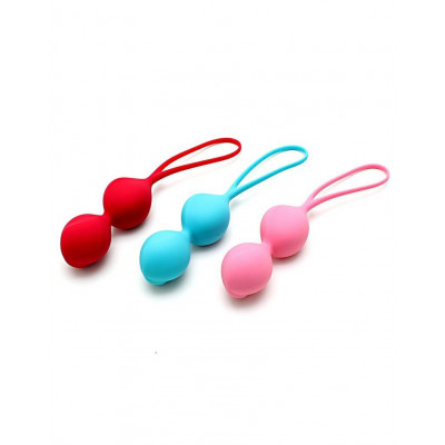 Вагинальные шарики Satisfyer V Balls (3 пары), диаметр 3,4см, вес 79-114-150гр, монолитные Вагинальные шарики Satisfyer V Balls (3 пары), диаметр 3,4см, вес 79-114-150гр, монолитные