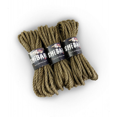 Джутова мотузка для шібарі Feral Feelings Shibari Rope, 8 м сіра Джутова мотузка для шібарі Feral Feelings Shibari Rope, 8 м сіра