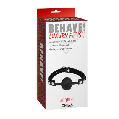 Кляп Chisa Behave Luxury Fetish