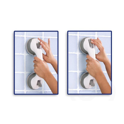 Ручка с двумя присосками Sportsheets Dual Locking Suction Handle Bar для секса в душе Ручка с двумя присосками Sportsheets Dual Locking Suction Handle Bar для секса в душе