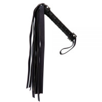 F61422 Плетка из экокожи FLOGGER BLACK
