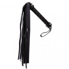 F61422 Плетка из экокожи FLOGGER BLACK