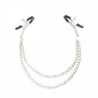 F61313 Зажимы для сосков c двойной цепочкой Loveshop Double Chain