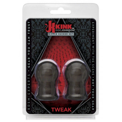 Присоски для сосків Doc Johnson Kink - Tweak - Nipple Sucker Set Присоски для сосків Doc Johnson Kink - Tweak - Nipple Sucker Set