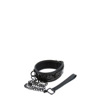 Ошейник с поводком SINFUL BLACK COLLAR