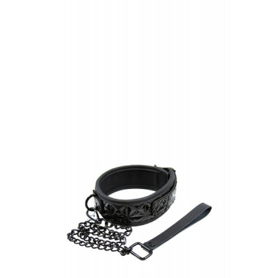 Ошейник с поводком SINFUL BLACK COLLAR