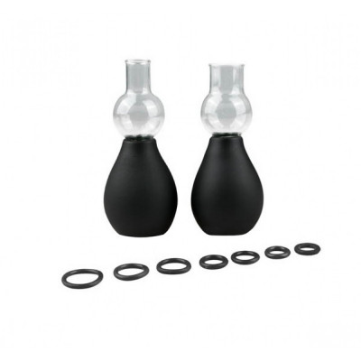 Вакуумные зажимы для сосков EasyToys Black