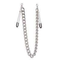 Зажимы на соски Nipple play пинцет Chain Heavy Metall