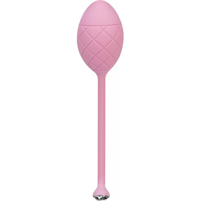 Розкішні вагінальні кульки PILLOW TALK - Frisky Pink з кристалом, діаметр 3,2 см, вага 49-75гр Розкішні вагінальні кульки PILLOW TALK - Frisky Pink з кристалом, діаметр 3,2 см, вага 49-75гр