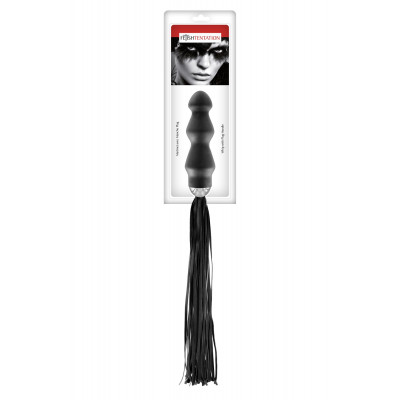 Флогер з ручкою - анальним плагом Fetish Tentation Whip with Plug Handle Флогер з ручкою - анальним плагом Fetish Tentation Whip with Plug Handle