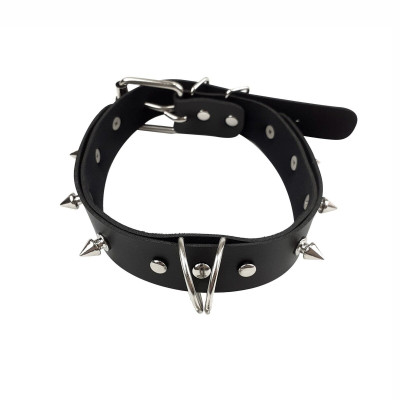 Нашийник з шипами та повідцем Art of Sex - Collar Spikes and Leash Нашийник з шипами та повідцем Art of Sex - Collar Spikes and Leash