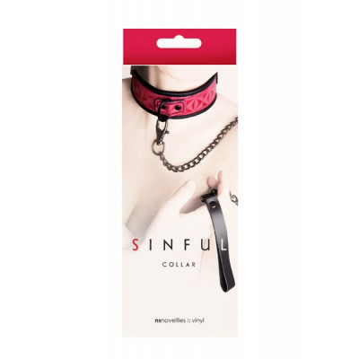 Ошейник с поводком SINFUL COLLAR