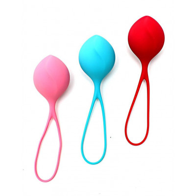Вагинальные шарики Satisfyer Strengthening Balls (3шт), диаметр 3,8см, вес 62-82-98гр, монолитные Вагинальные шарики Satisfyer Strengthening Balls (3шт), диаметр 3,8см, вес 62-82-98гр, монолитные